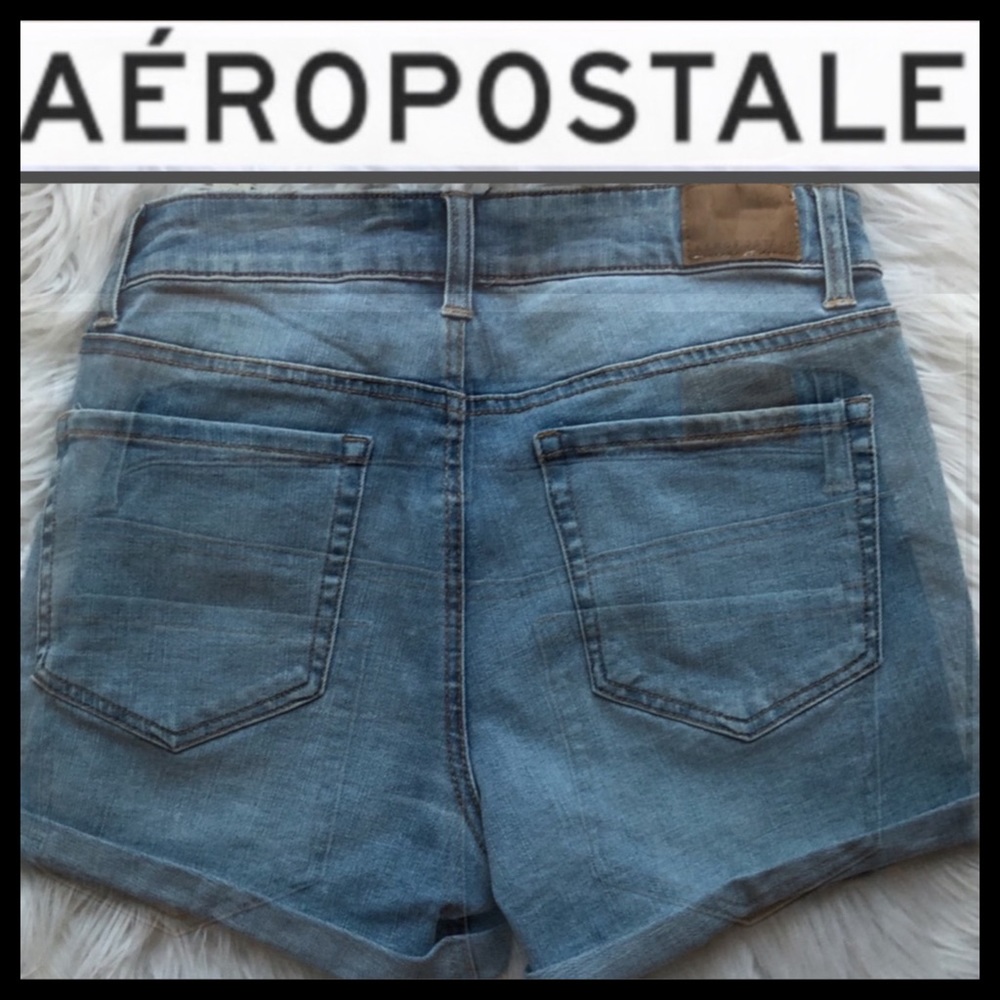 BNWT Aeropostale Flex Effects High Rise Shorts - Picture 4 of 7